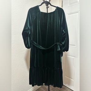 DRAPER JAMES VELVET DRESS